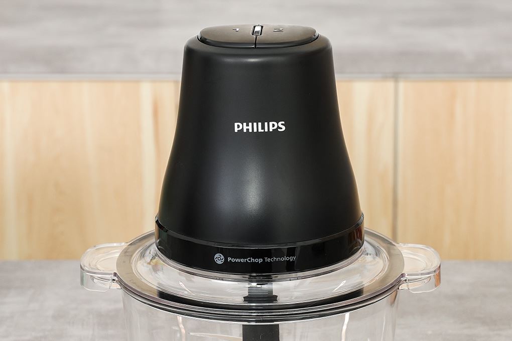Máy xay thịt đa năng Philips HR1502/00 2 lít Màu Đen