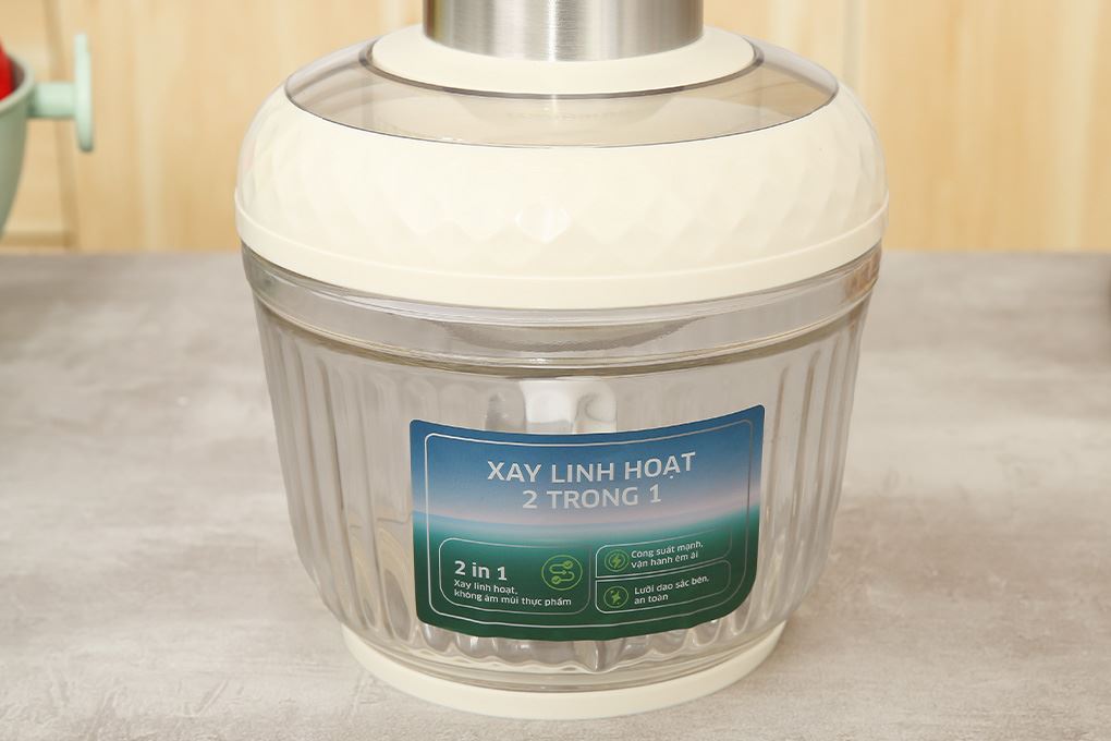 Máy xay thịt đa năng Kangaroo KGM2P1G 300W 2 lít/0.3 lít Màu Màu be