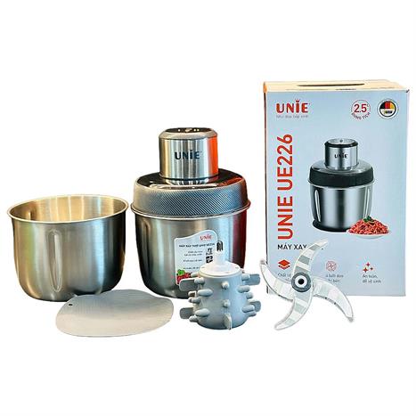 Máy xay thịt đa năng Unie UE226 300W 2.5 lít Màu Xám