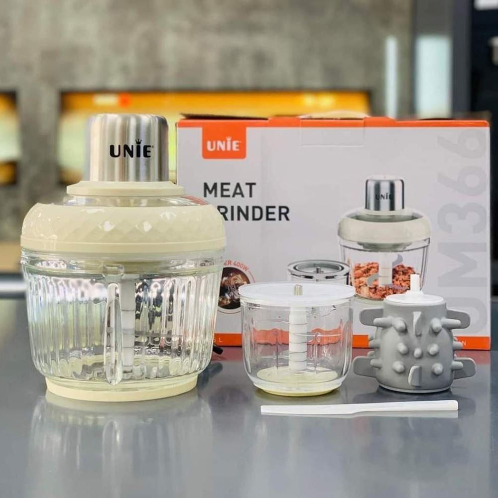 Máy xay thịt đa năng Unie UM366 400W 2.5 lít Màu Màu be
