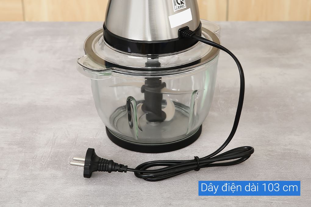 Máy xay thịt đa năng Philips HR1503/00 2 lít Màu Xám