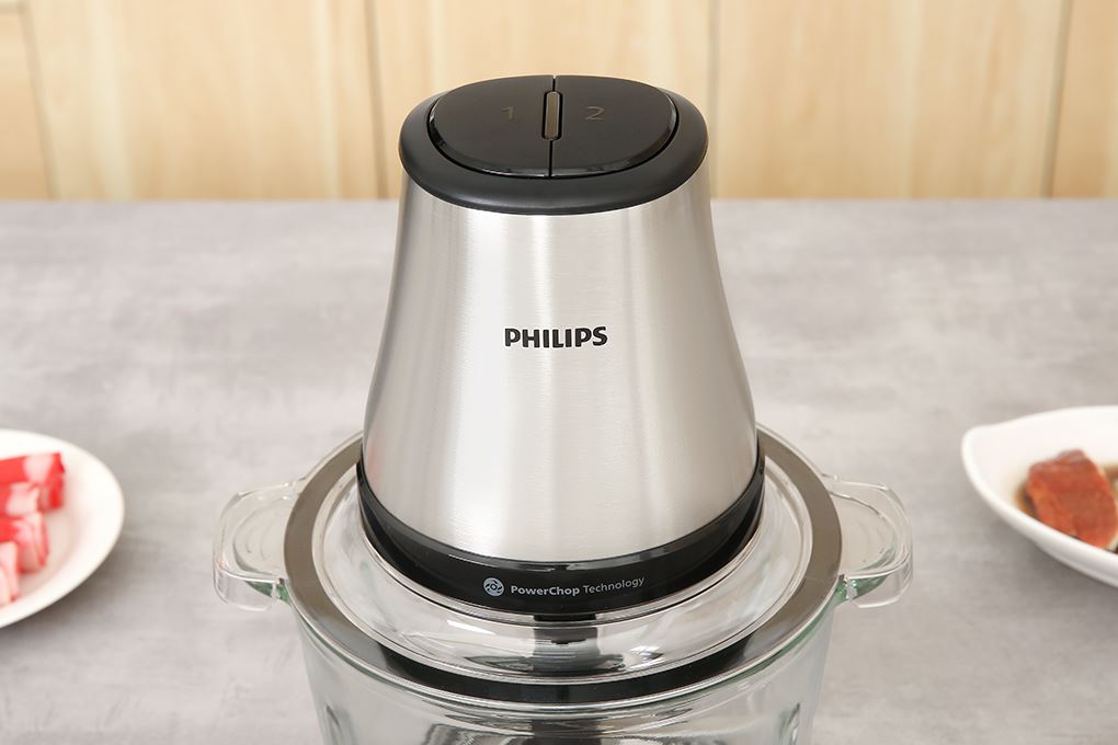 Máy xay thịt đa năng Philips HR1503/00 2 lít Màu Xám