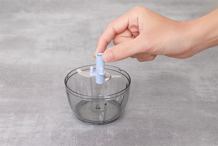 Máy xay tỏi ớt Inochi Yoko 0.21 lít Màu Xanh dương nhạt