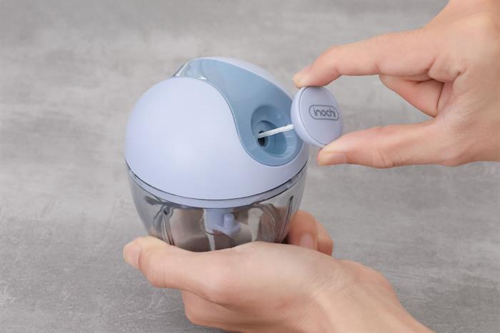 Máy xay tỏi ớt Inochi Yoko 0.21 lít Màu Xanh dương nhạt