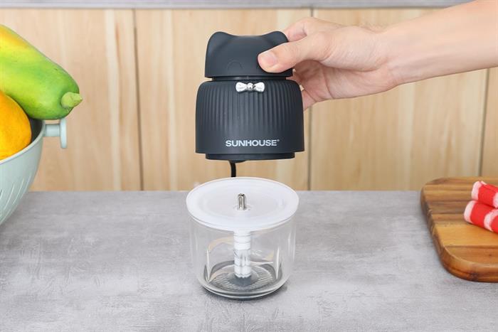 Máy xay thịt mini Sunhouse SHD5401 250W 0.3 lít Màu Xám xanh