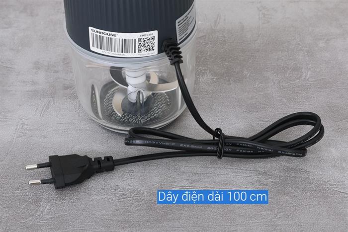 Máy xay thịt mini Sunhouse SHD5401 250W 0.3 lít Màu Xám xanh