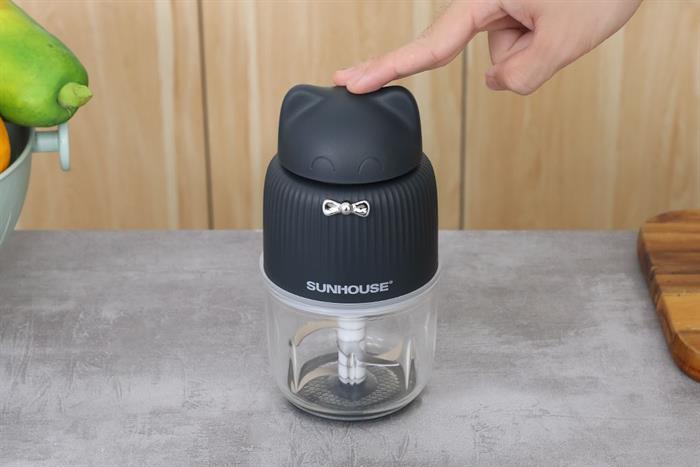 Máy xay thịt mini Sunhouse SHD5401 250W 0.3 lít Màu Xám xanh
