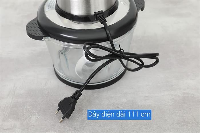 Máy xay thịt đa năng Sunhouse SHD5405 350W 1.8 lít Màu Đen - Bạc