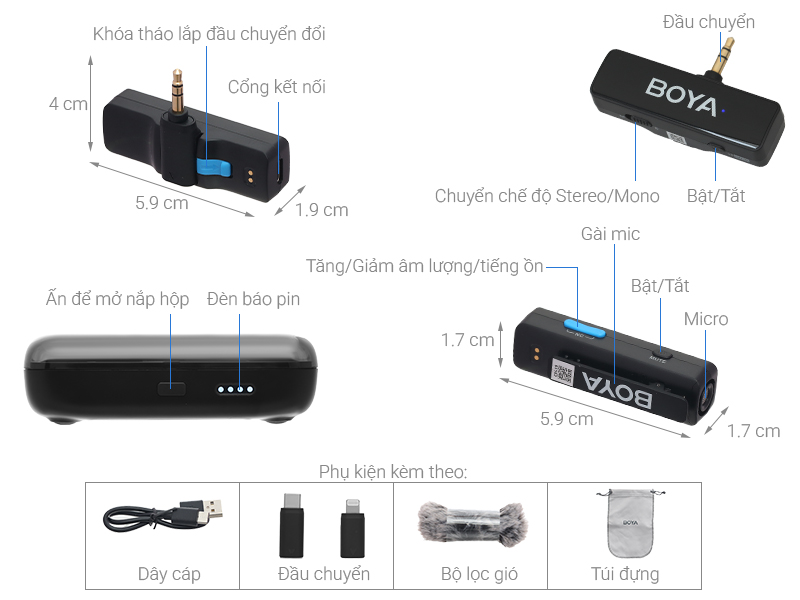Micro không dây BOYA LINK