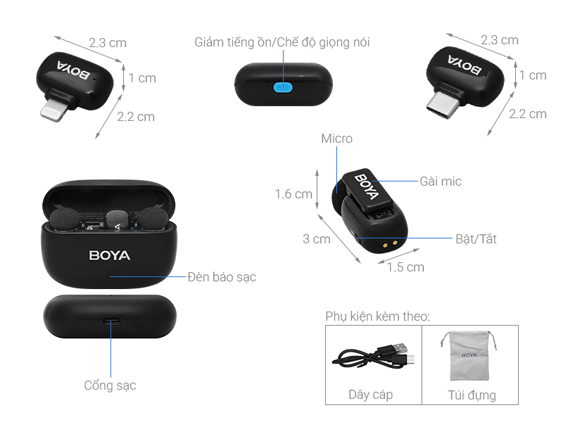 Micro không dây BOYA MINI