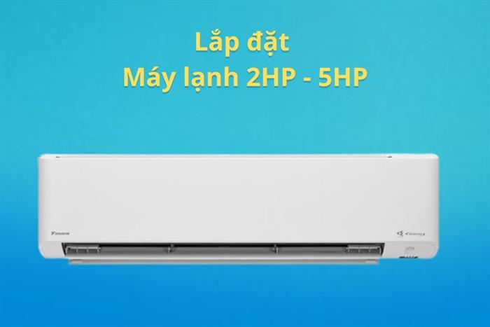Lắp đặt Máy lạnh 2HP - 5HP Màu Đỏ
