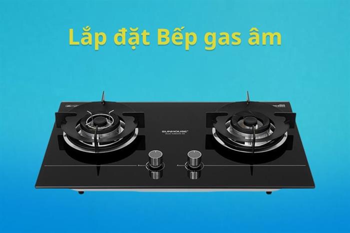Lắp đặt Bếp gas âm Màu Đỏ