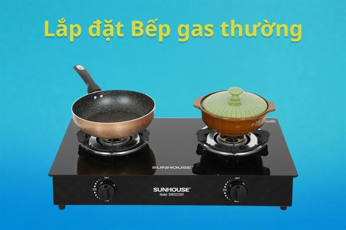 Lắp đặt Bếp gas thường Màu Đỏ
