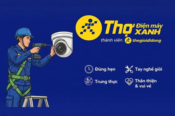 Lắp đặt Camera trong nhà Màu Đỏ
