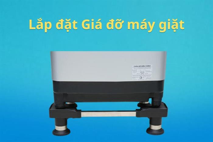 Lắp đặt Giá đỡ máy giặt Màu Đỏ