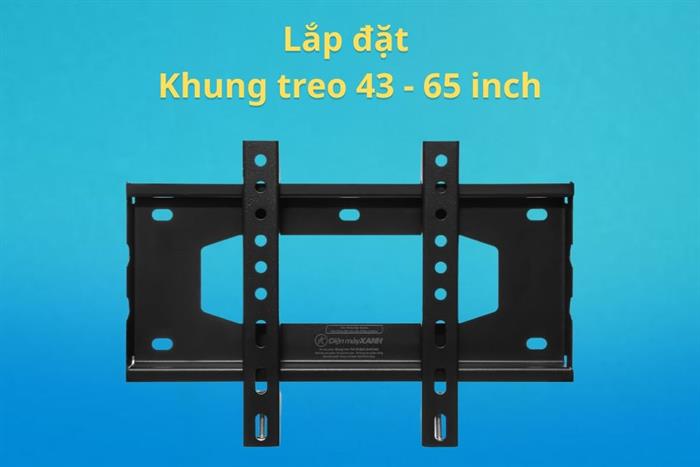 Lắp đặt Khung treo 43-65 inch Màu Đỏ