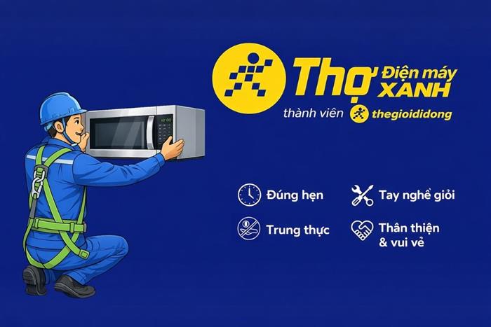 Lắp đặt Lò vi sóng Màu Đỏ