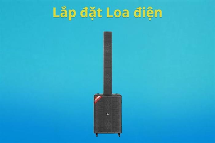 Lắp đặt Loa điện Màu Đỏ