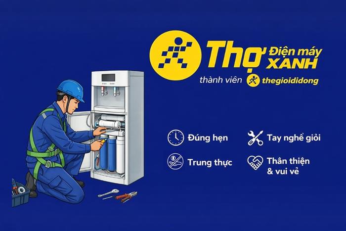 Lắp đặt máy lọc nước Màu Đỏ