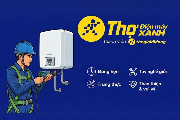 Lắp đặt Máy nước nóng gián tiếp Màu Đỏ