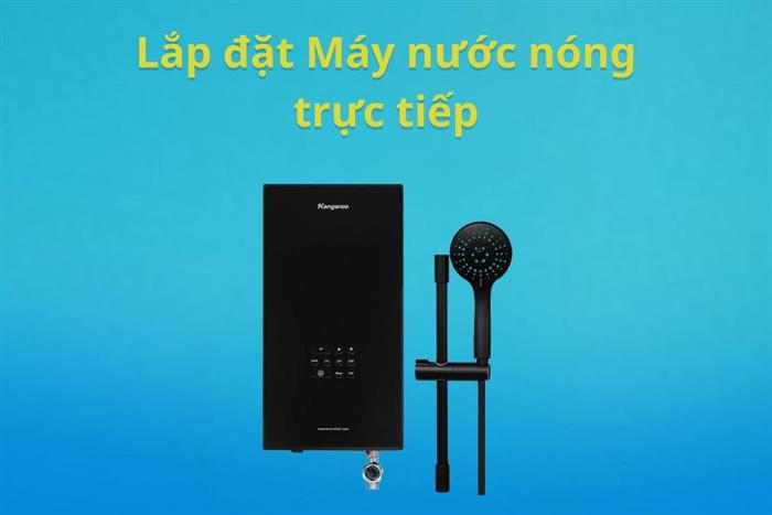 Lắp đặt Máy nước nóng trực tiếp Màu Đỏ