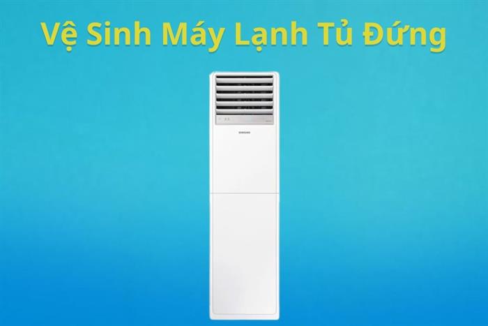 Dịch vụ vệ sinh máy lạnh tủ đứng Màu Trắng