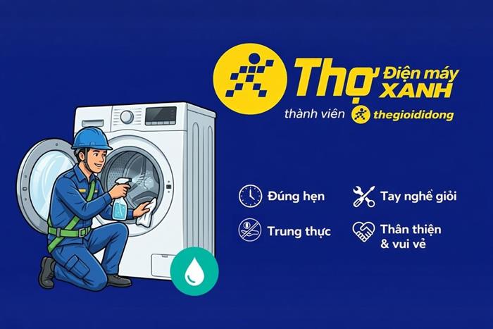 Dịch vụ vệ sinh máy sấy quần áo Màu Đỏ