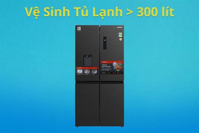 Dịch vụ vệ sinh tủ lạnh > 300 lít Màu Đỏ