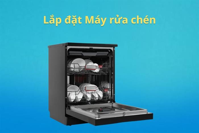 Lắp đặt Máy rửa chén Màu Đỏ