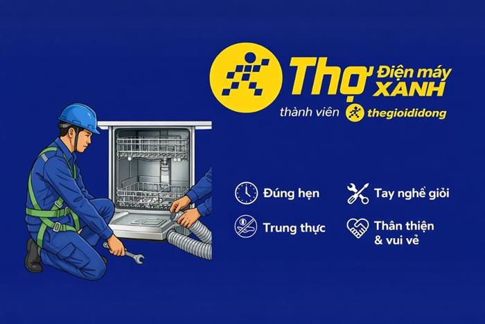 Lắp đặt Máy rửa chén Màu Đỏ