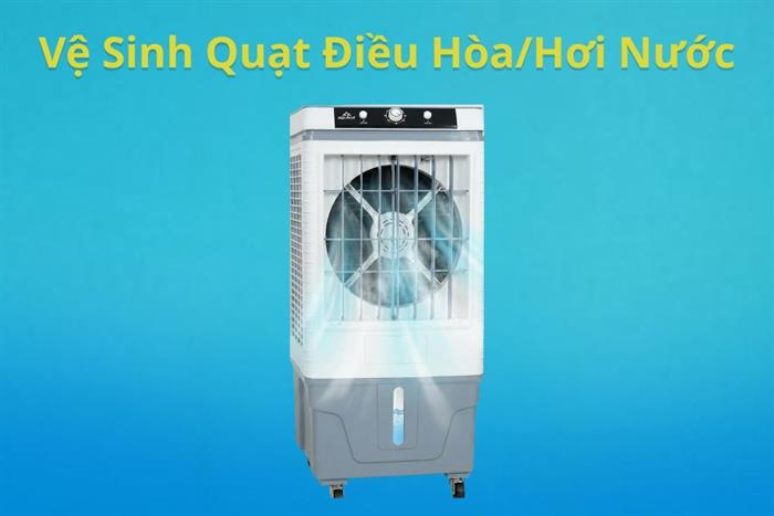 Dịch Vụ Vệ Sinh Quạt Điều Hòa/Hơi Nước Màu Đỏ