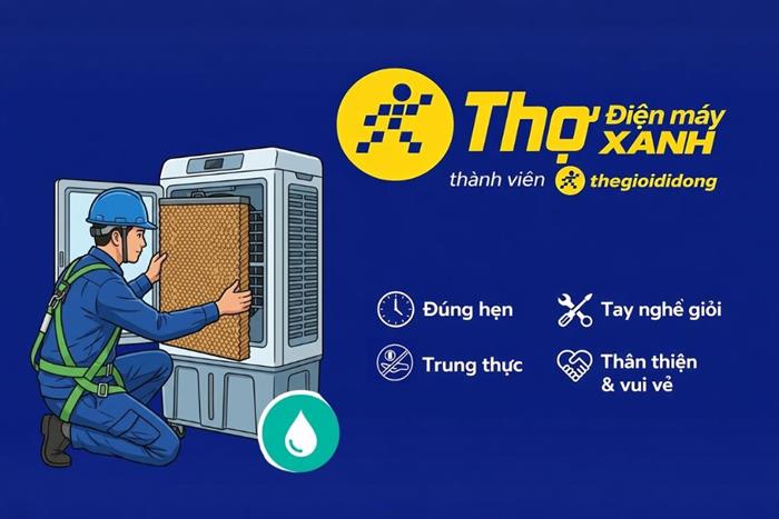 Dịch Vụ Vệ Sinh Quạt Điều Hòa/Hơi Nước Màu Đỏ