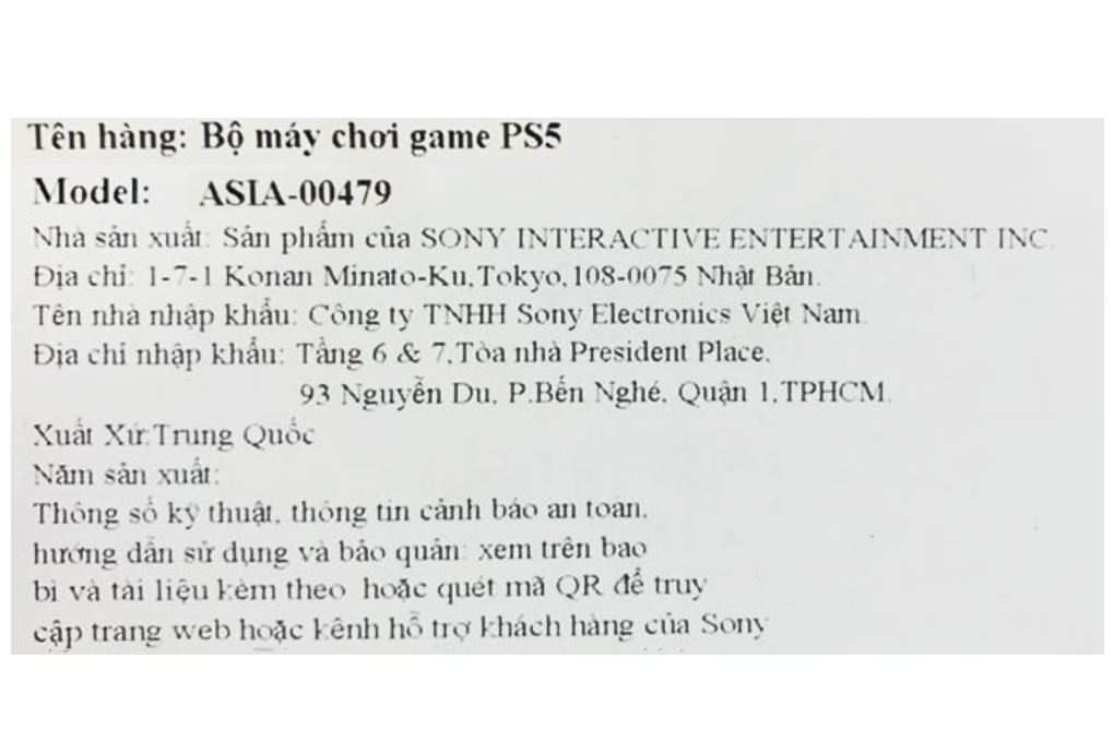 Máy chơi game Sony PlayStation 5 Slim ASIA-00479 2 tay cầm - 13