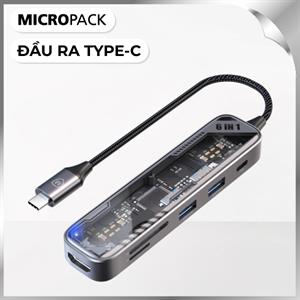 Hub chuyển đổi Type C 6 in 1 MicroPack Expand 6 MDC N6T