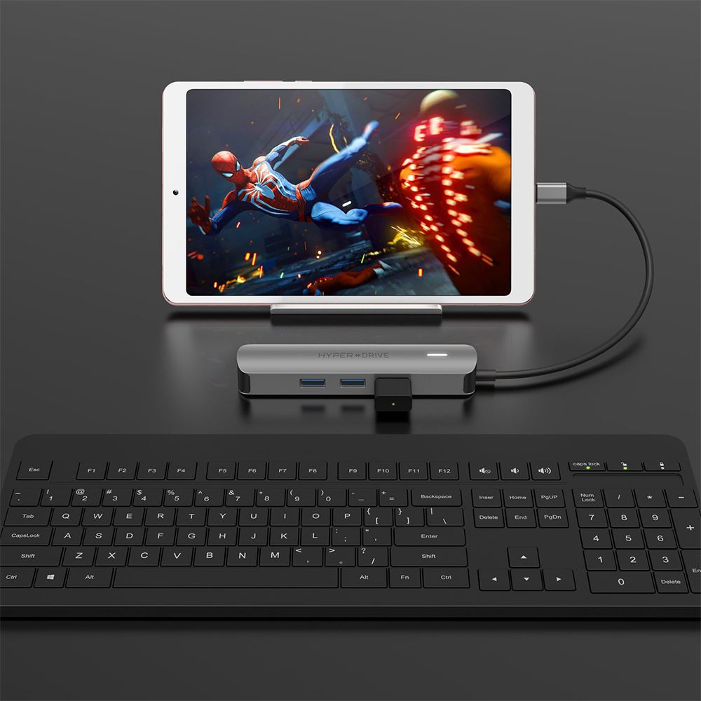 Hub chuyển đổi Type-C 6 in 1 Hyperdrive HD233B-SILVER - 7