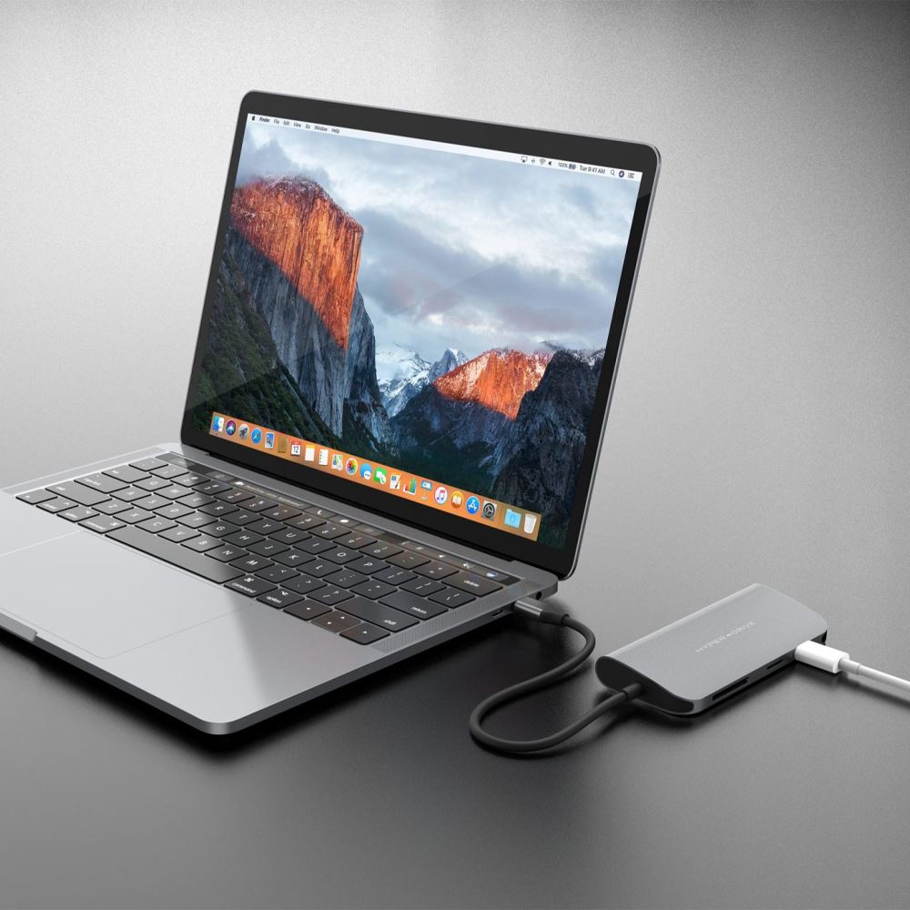 Hub chuyển đổi Type-C 9 in 1 Hyperdrive HD30F-GREY - 5