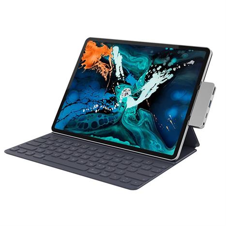 Hub chuyển đổi Type-C 4 in 1 Hyperdrive HD319E-GRAY Màu Xám