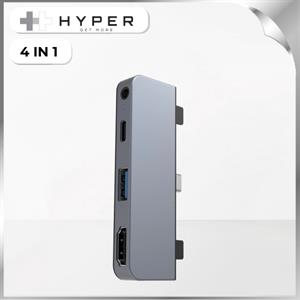 Hub chuyển đổi Type-C 4 in 1 Hyperdrive HD319E-GRAY