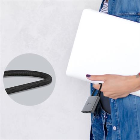 Hub chuyển đổi Type C 3 in 1 TP-Link UH3020C Màu Đen
