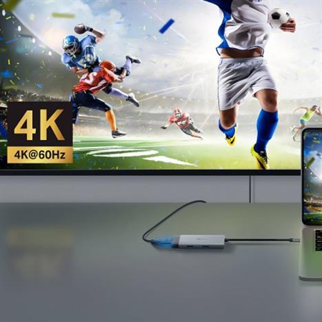 Hub chuyển đổi Type C 5 in 1 TP-Link UH5020C Màu Đen