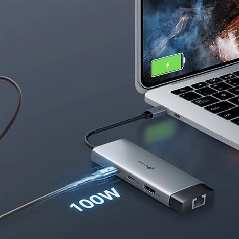 Hub chuyển đổi Type C 6 in 1 TP-Link UH6120C Màu Đen
