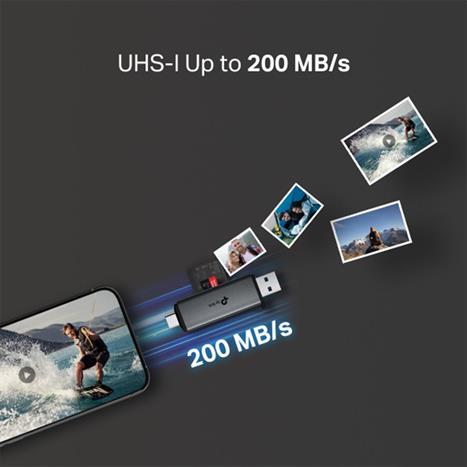 Đầu đọc thẻ nhớ TP-Link UA430D Màu Đen