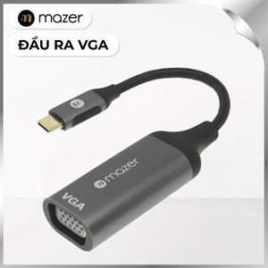 Hub chuyển đổi Type-C - VGA Mazer M-USBCAL351-GY