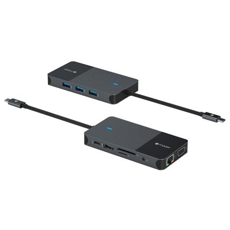 Hub chuyển đổi Type-C 10 in 1 Mazer M-UC2MULTI7006-BK Màu Đen