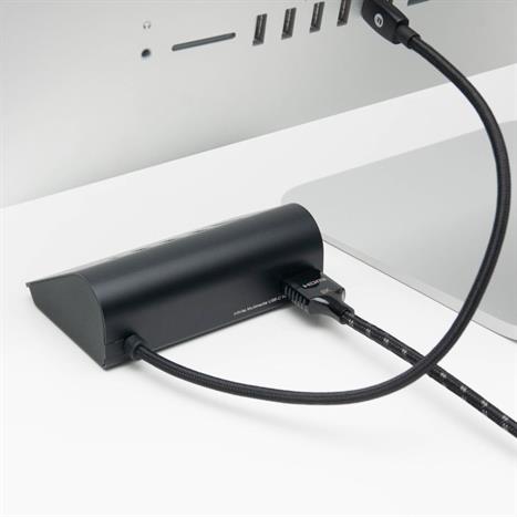 Hub chuyển đổi Type-C 7 in 1 Mazer M-UC2MULTI8100-BK Màu Đen