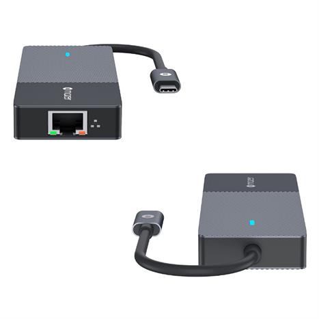Hub chuyển đổi Type-C 8 in 1 Mazer M-UC2MULTI7007-BK Màu Đen