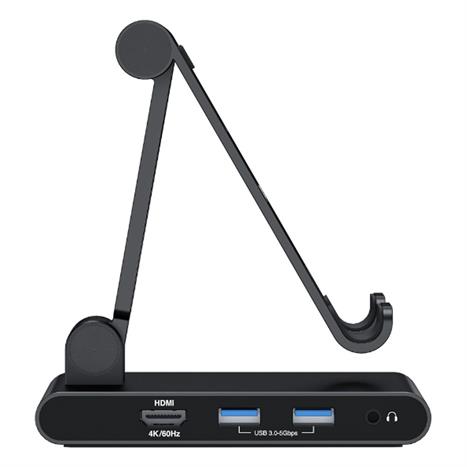 Hub chuyển đổi Type-C 8 in 1 Mazer M-UC2MULTI8200-BK Màu Đen