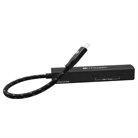 Hub chuyển đổi Type-C 4 in 1 Mazer M-UC2MULTI6040 Màu Đen