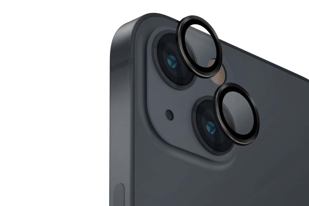 Miếng dán camera iPhone 14 /14 Plus UniQ Màu Đen