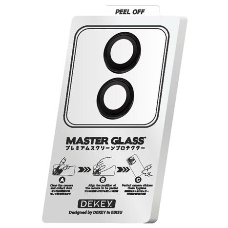 Miếng dán camera iPhone 17 DEKEY 3D Camera Lens - Đen